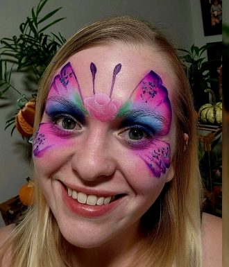 Belbie Dollls Face Painting at Big Funky Blues Fest 2024